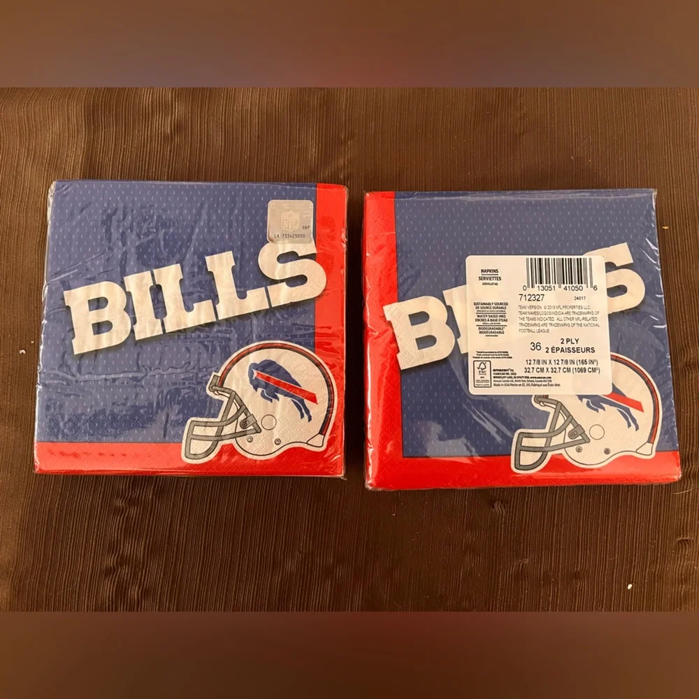 Buffalo Bills Napkins - 2 packages